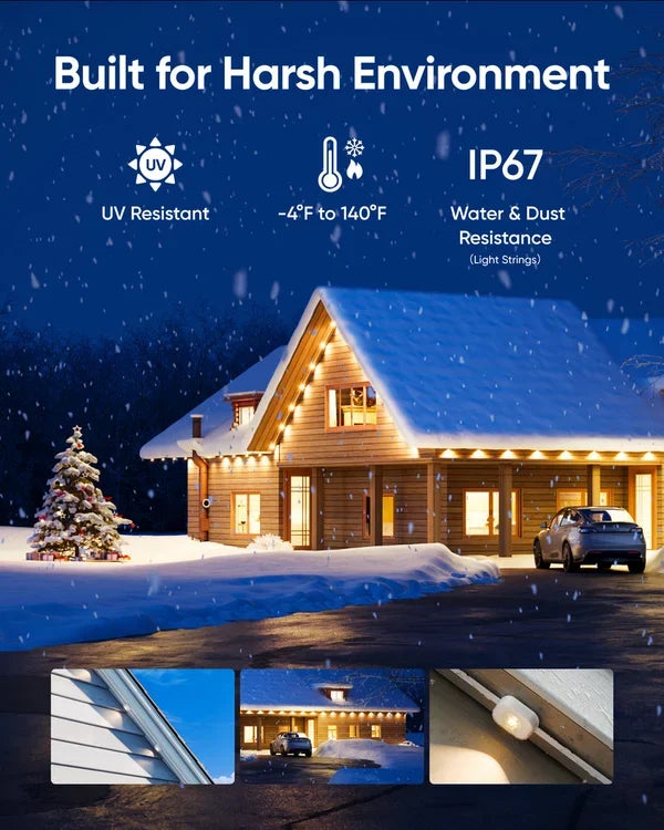 🔥Christmas Sale 49% OFF -- Permanent Outdoor Lights