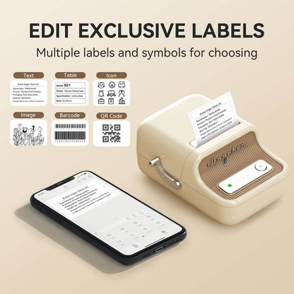 B21 Label Maker Machine with Tape - Efficient Labeling Solution